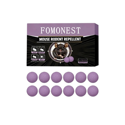 🐭 12-Pack Rodent Repellent Balls, Effective Pest Control Solution