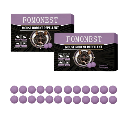 🐭 12-Pack Rodent Repellent Balls, Effective Pest Control Solution