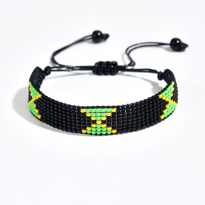 Country Flag Beaded Bracelet – Rep Your Nation, Bead by Bead
