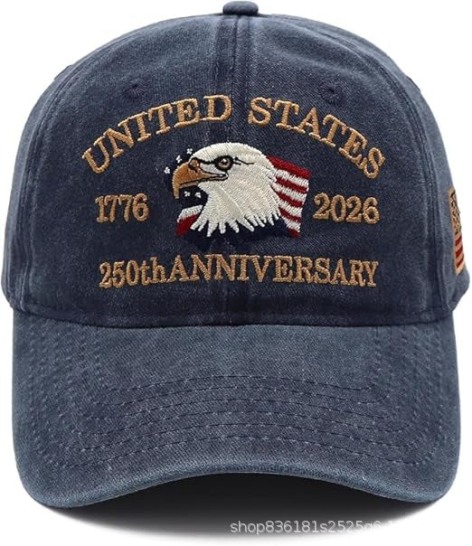 🔥🔥 USA 250th Anniversary Limited Edition Hat+ Free Commemorative Pin🦅 Limited Release🎆 Honor 250 Years of Freedom