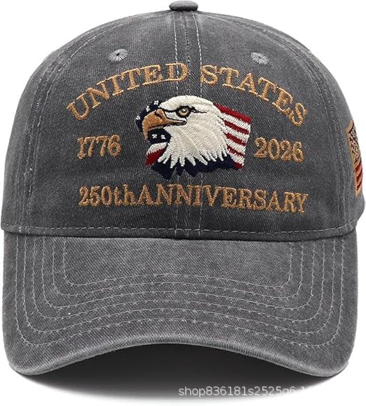 🔥🔥 USA 250th Anniversary Limited Edition Hat+ Free Commemorative Pin🦅 Limited Release🎆 Honor 250 Years of Freedom