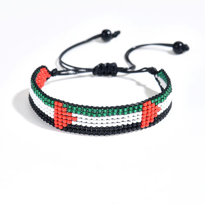 Country Flag Beaded Bracelet – Rep Your Nation, Bead by Bead