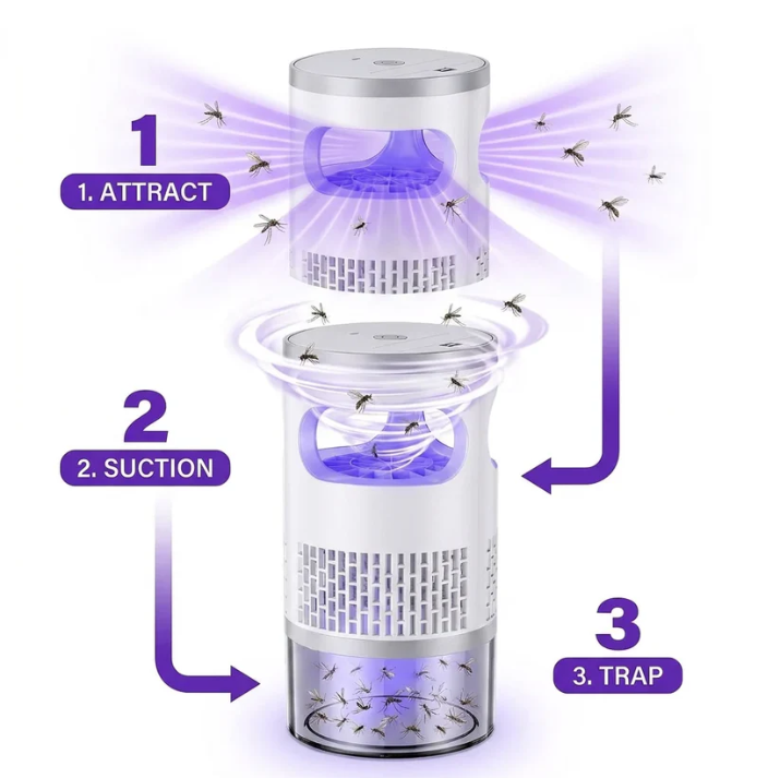 ⏰Last day for a 50% discount! 🦟FOMONEST® QuietGlow Mosquito Killer Lamp™ | Silent Bug-Free Sleep Protection 🌙🦟