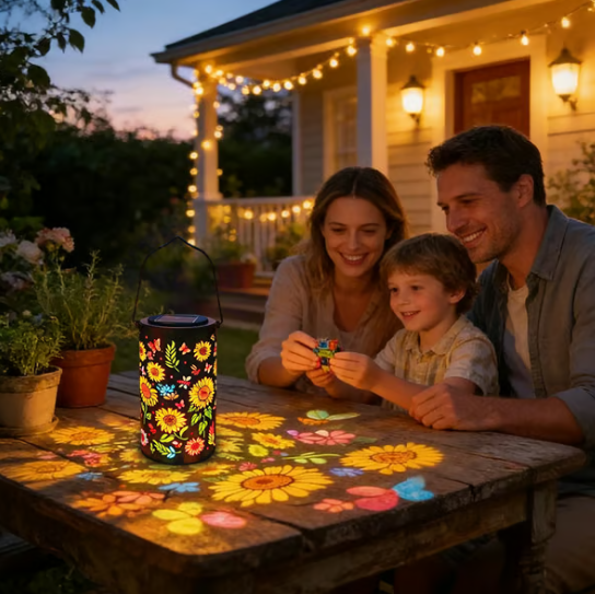 🔥LAST DAY - 70% OFF🎁-🌞Colorful Sunflower Glow Solar Garden Lantern