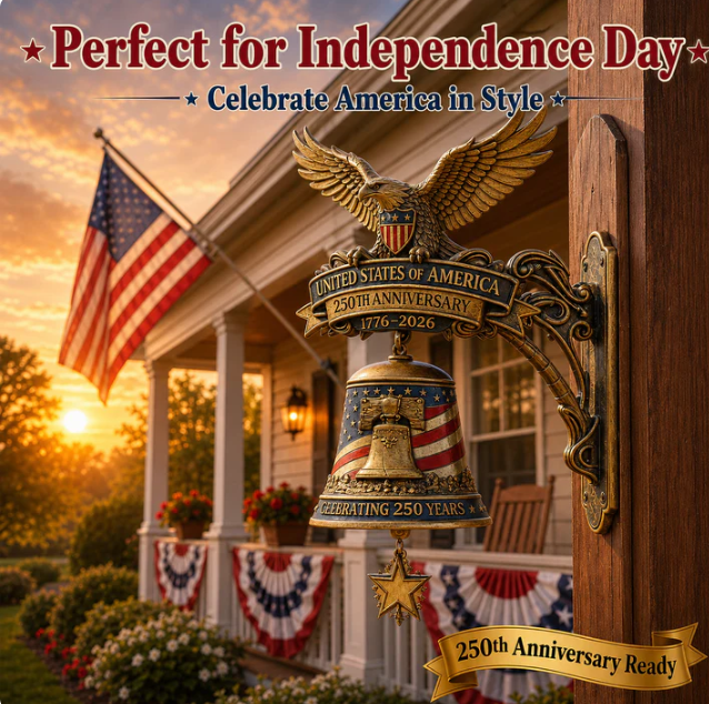 🔔 Ring in the Semiquincentennial: 1776-2026 "Spirit of Liberty" Eagle Bell