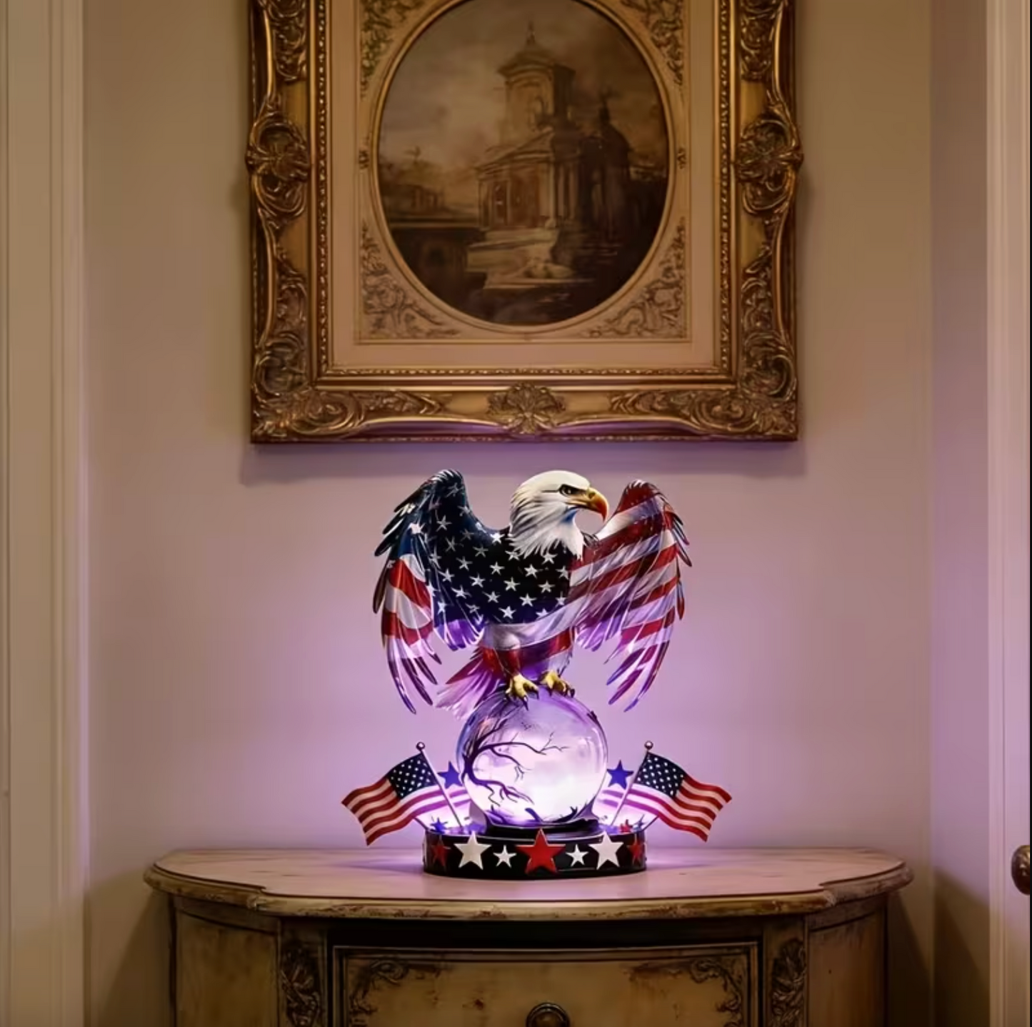 🦅🇺🇸 Freedom Eagle™ 250th Anniversary LED Table Lamp – Honor America's Legacy
