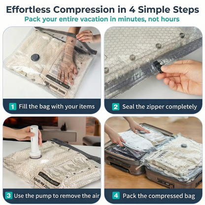 🧳 Save 80% Space Instantly – Vacuum Storage Bags (With Pump) –⏰ Limited-time 50% off