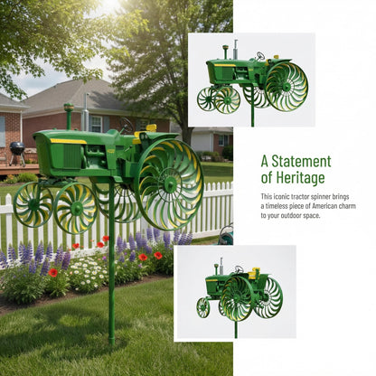 Vintage Tractor Wind Spinner – Bring Farmhouse Charm To Your Garden🏡🎁