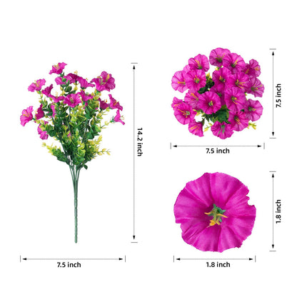 🔥Last Day Each Only $2.99🔥UV Resistant Artificial Petunias Flowers