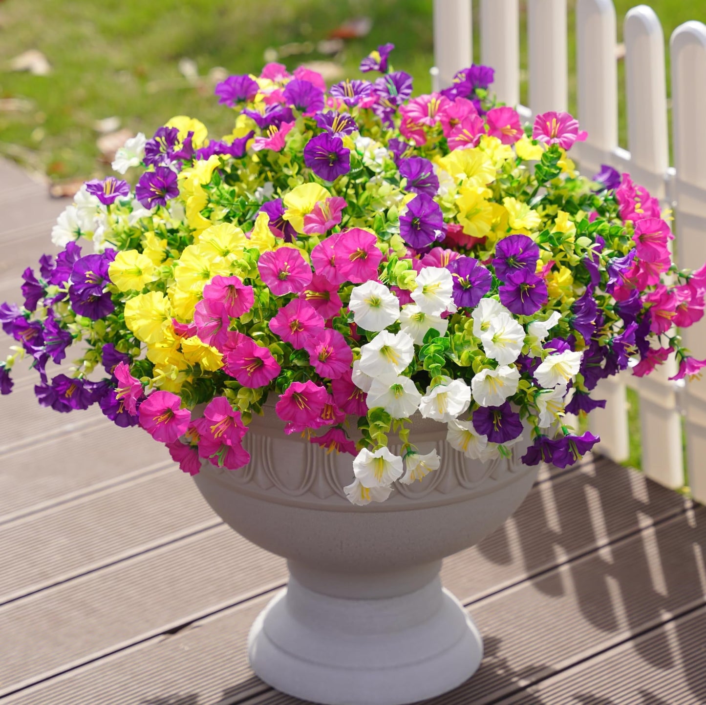 🔥Last Day Each Only $2.99🔥UV Resistant Artificial Petunias Flowers
