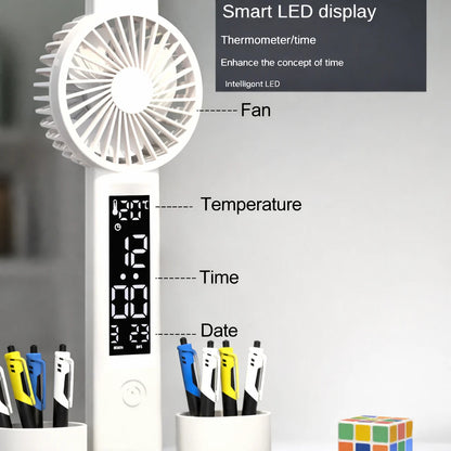 🔥Desktop Desk Lamp Fan with Smart LED Display & Touch Control