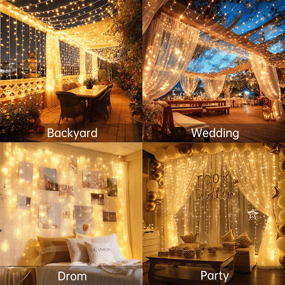 🔥50% discount-Remote-Control Led Curtain Light-9.8*9.8 FT