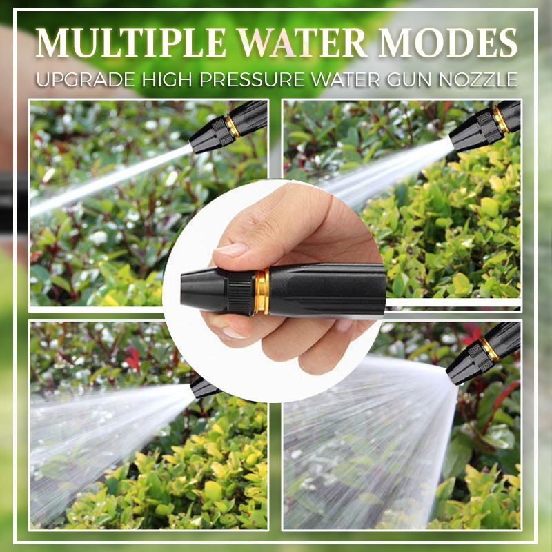 ?BIG OFFER - 49% OFF? ?? 10X High Pressure Car Wash Water Gun Nozzle | All Metal Multi-Mode Spray