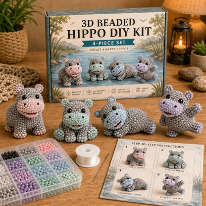 🔥2026 Hot Sale -🧵 3D Beaded Animal DIY Kit | Perfect Gift for Craft & Animal Lovers ✨