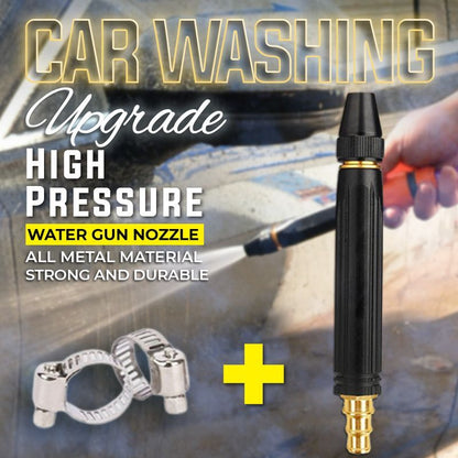 ?BIG OFFER - 49% OFF? ?? 10X High Pressure Car Wash Water Gun Nozzle | All Metal Multi-Mode Spray