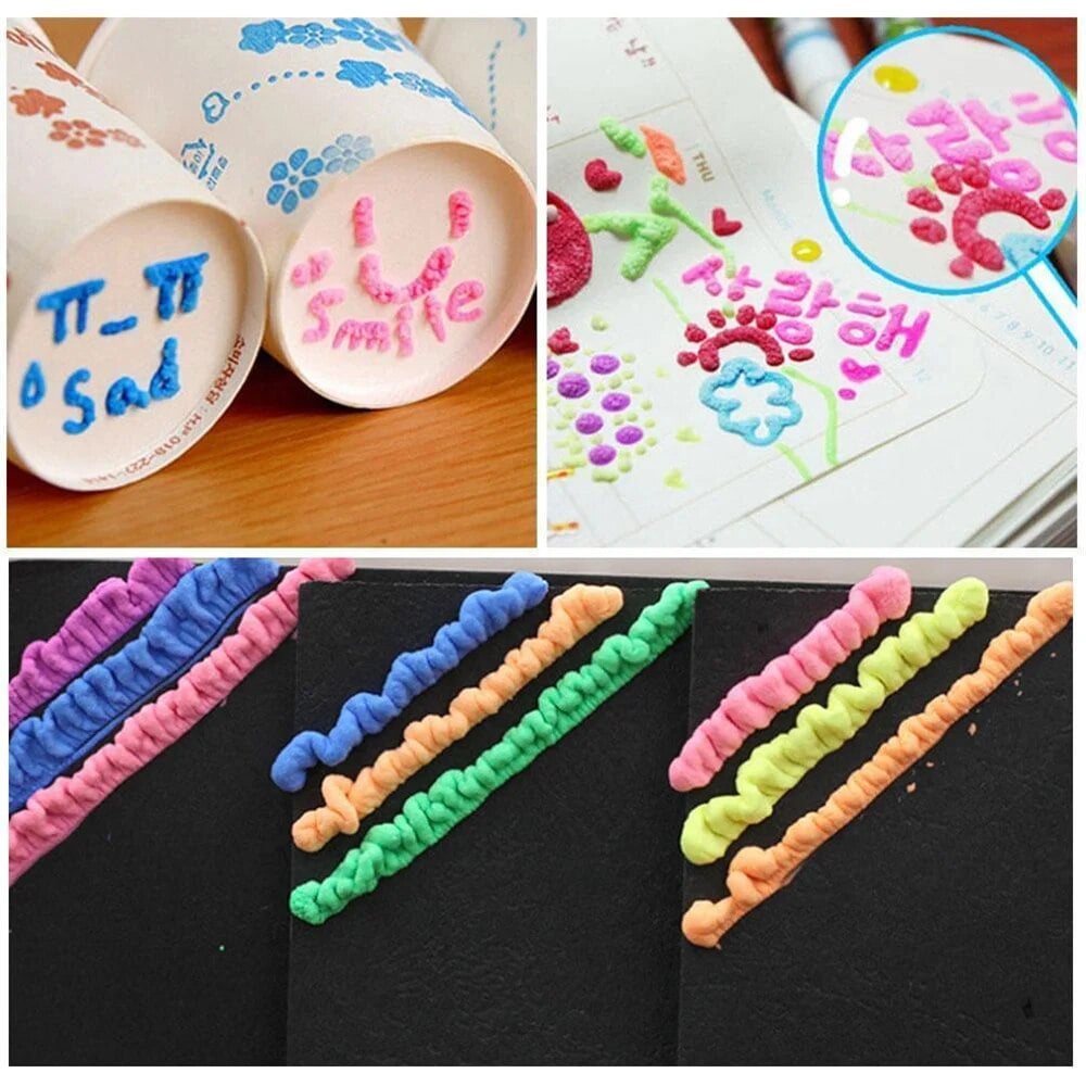 💥Early Christmas Hot Sale 😍Buy 1 get 1 Free - just ￡7.98!!🎁Magic Puffy Pens