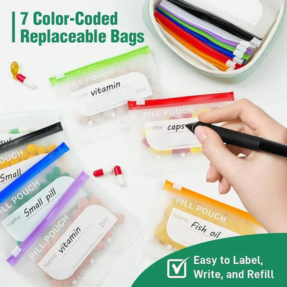 💼💊More Than a Pill Organizer — Keep Your Essentials Perfectly Organized