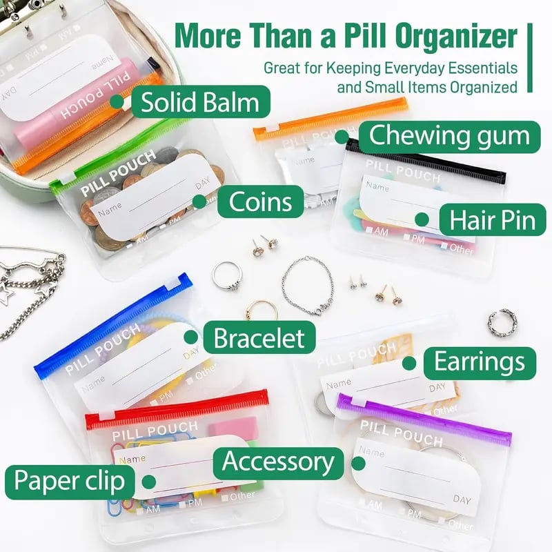 💼💊More Than a Pill Organizer — Keep Your Essentials Perfectly Organized