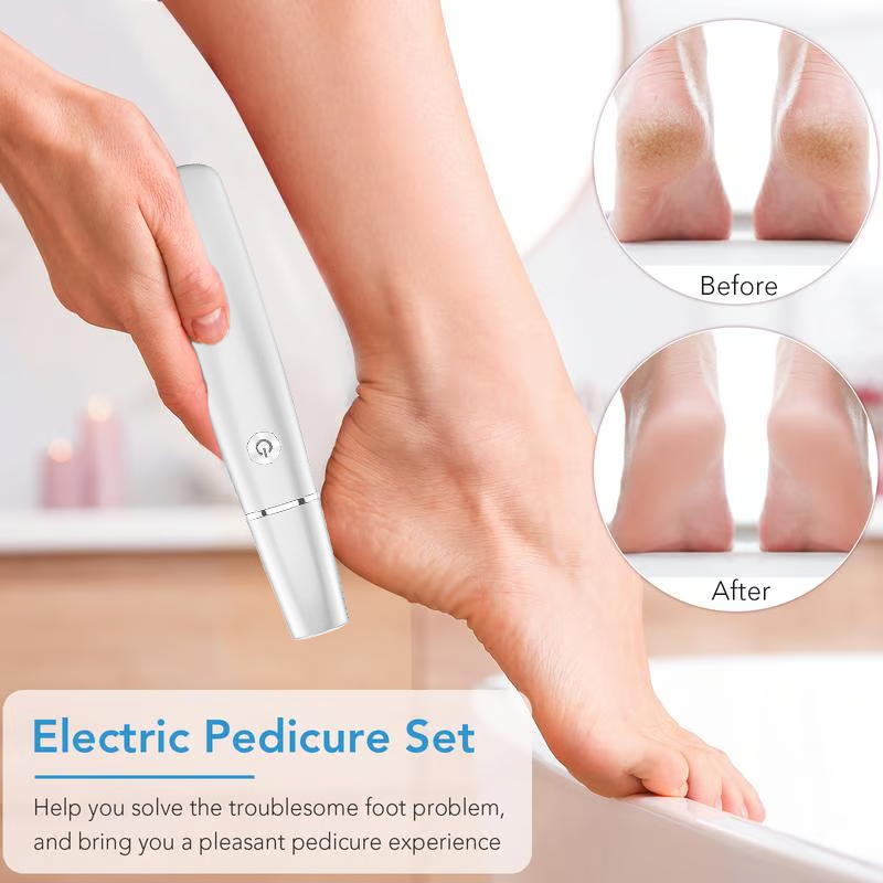💕👣 Mother’s Day Rechargeable Electric Callus Remover | 3 Speeds F&R Rotation Foot Care