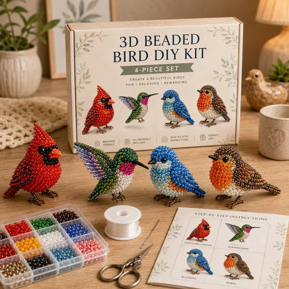 🔥2026 Hot Sale -🧵 3D Beaded Animal DIY Kit | Perfect Gift for Craft & Animal Lovers ✨