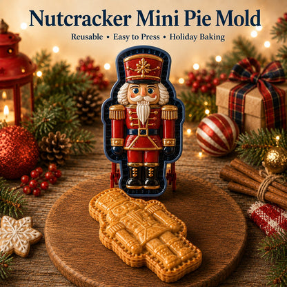 🎄 Christmas Themed Embossed Mini‑Pie Mould Set | 8 Festive Character Designs for Holiday Baking