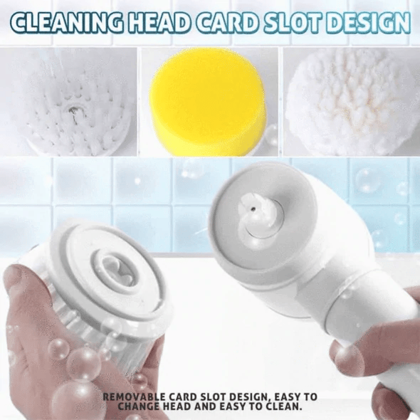 Magic Electric Cleaning Brush | Cordless Rotary Scrubber 🧽