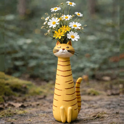 😻Handcrafted Quirky Cat Vase