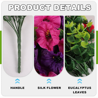 💐Artificial Flower 🌸Faux Flower🏡Decorative Flower for Home Garden, Porch, Window Box, Yard and Seasonal Celebrations