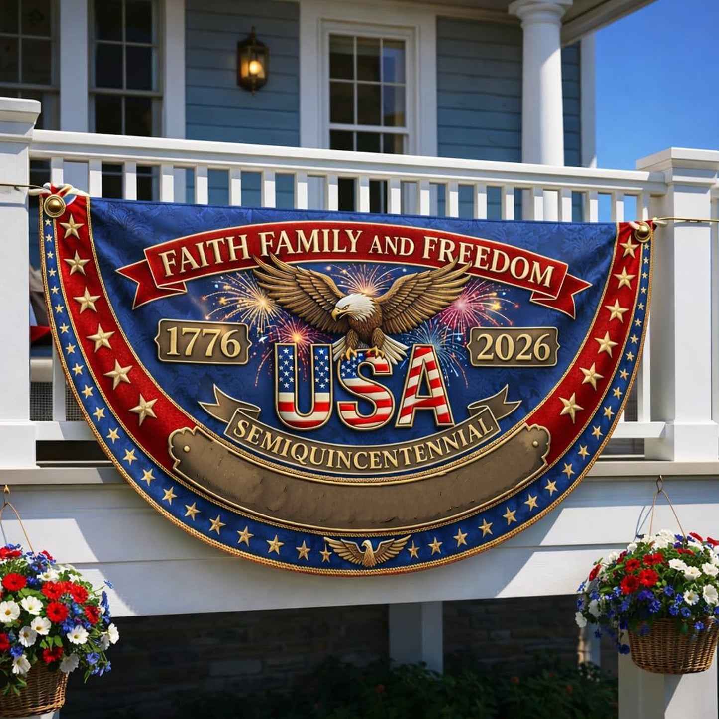 🎖️ Custom 250 Years of Freedom Flag | USA Patriotic Decor