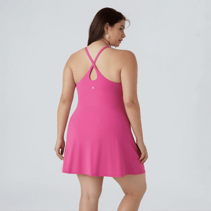 🌈Athletic Dress with Unique Built-in Shorts✨