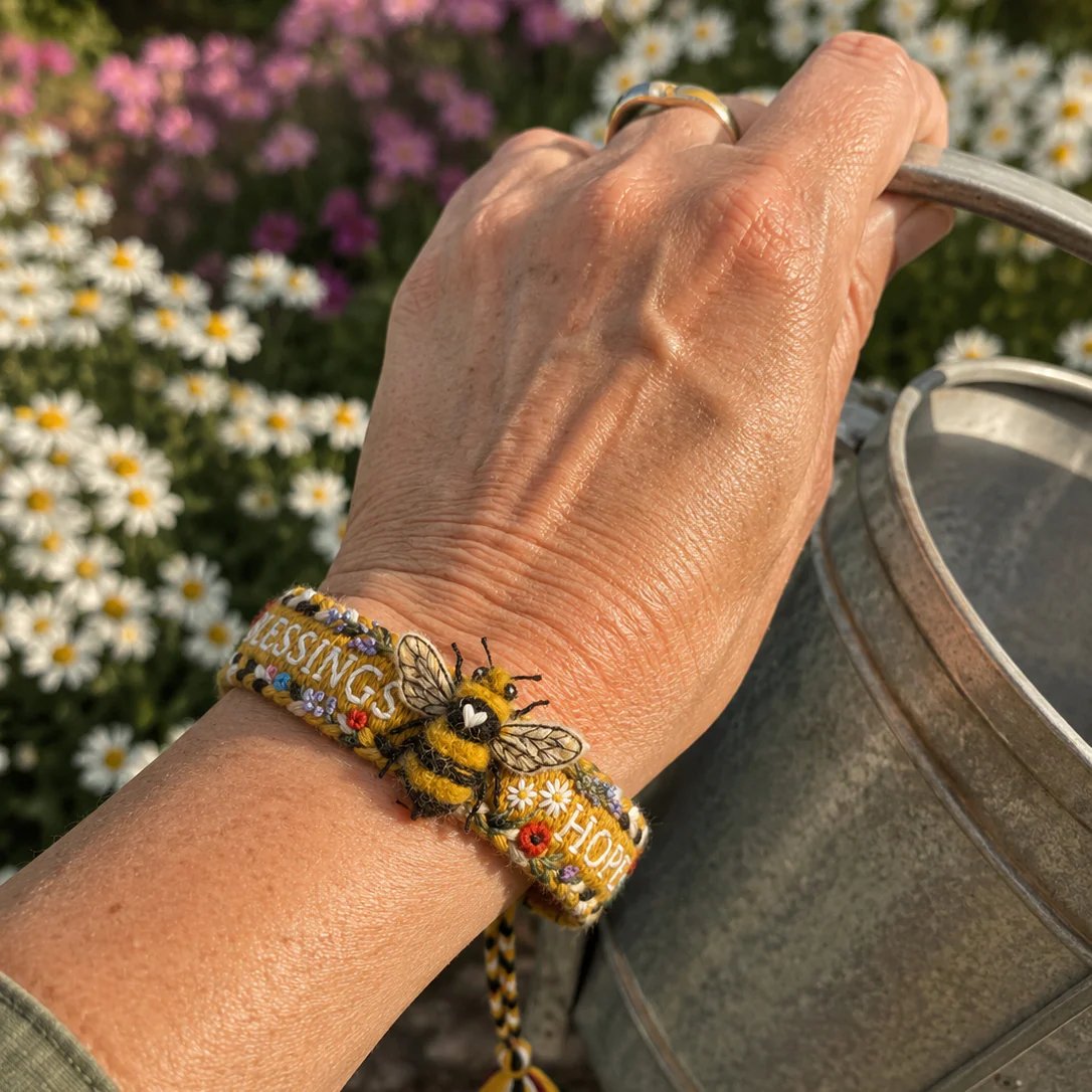 🌼 Blessings & Hope 🐝 2026 Limited Edition Handmade Woven Bracelet