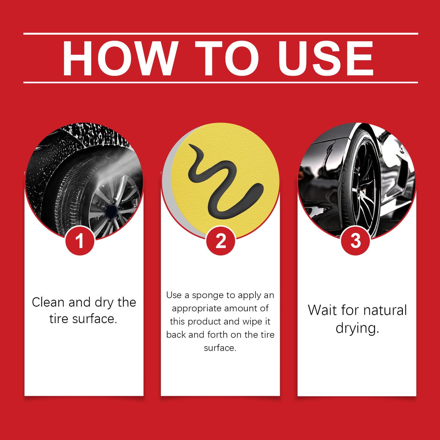 🔥 LIMITED-TIME 50% OFF!⏰Tire Gloss Protection Agent