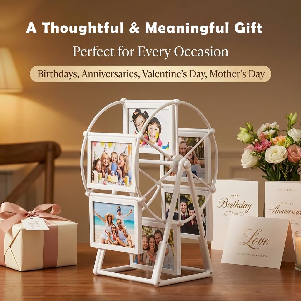 Rotating Ferris Wheel Photo Frame – Turn Your Memories Into Motion