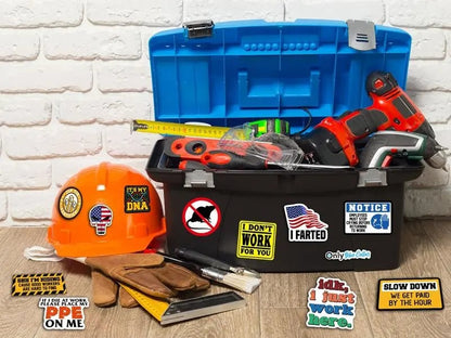 🔥2026 Spring Sale - 150Pcs Blue Collar Funny Stickers 👷‍♂️