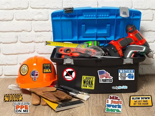 🔥2026 Spring Sale - 150Pcs Blue Collar Funny Stickers 👷‍♂️