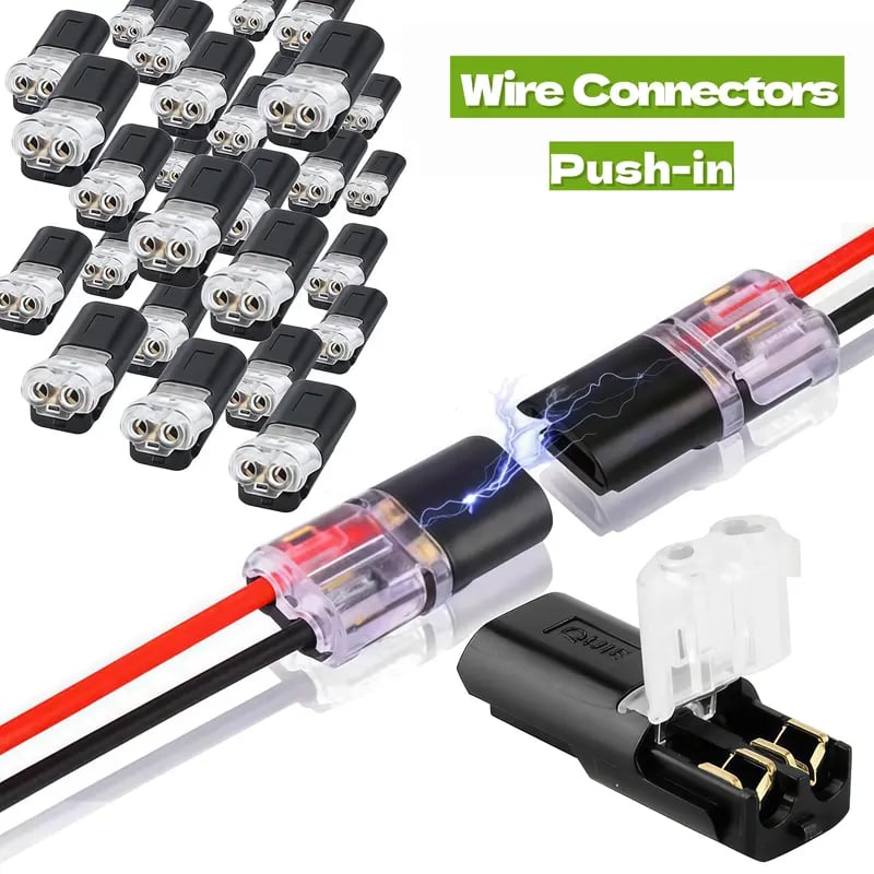 Double-Wire Plug-in Connector Led Light Strip Connectors 1/2/3Pin 🔌🔌🔌