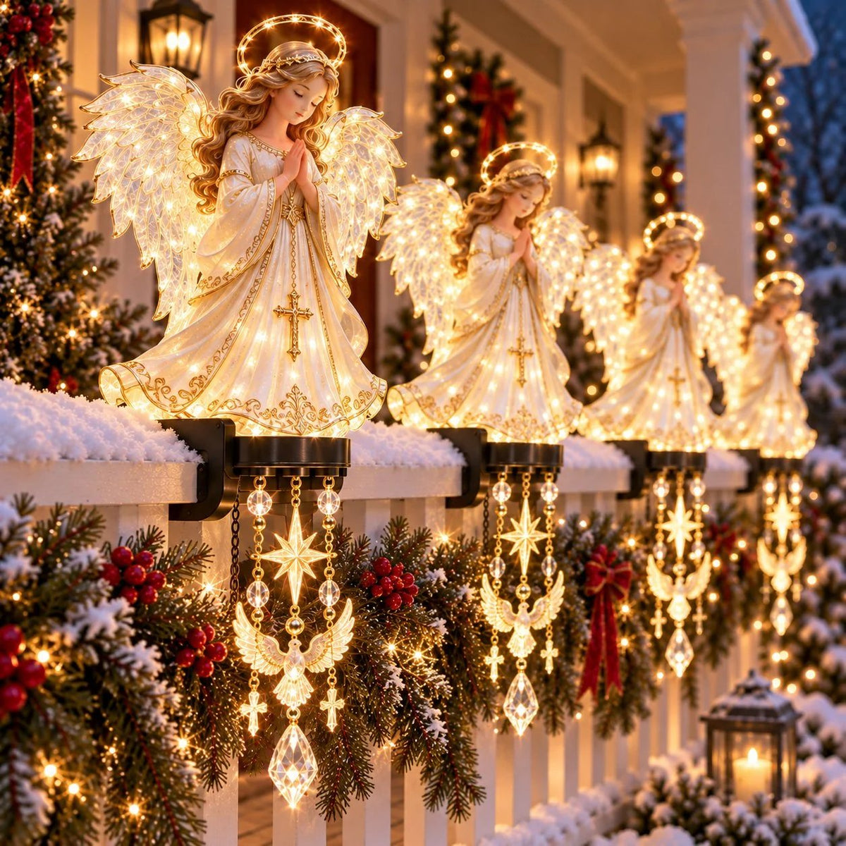✨ Sacred Christmas Railing Lights | The Christmas Decoration That Feels Truly Meaningful