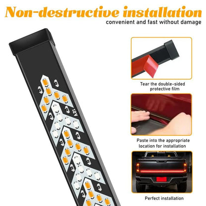 🔥🔥🔥SALE 50% OFF🚨60-Inch LED Tailgate Strip Light🛻 Upgrade Your Truck NOW !💡