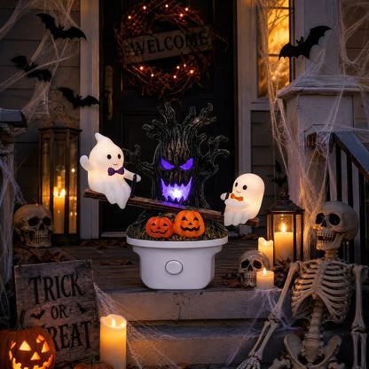 🎃👻Animated Seesaw Ghost Plug In LED Night Light