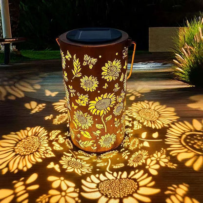 🔥LAST DAY - 70% OFF🎁-🌞Colorful Sunflower Glow Solar Garden Lantern