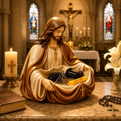 🔥Last Day 50% OFF -Handmade Jesus Storage Bowl🙏