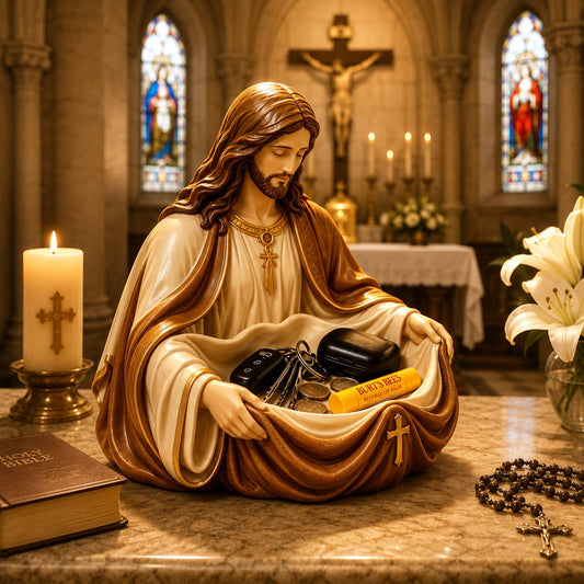 🔥Last Day 50% OFF -Handmade Jesus Storage Bowl🙏