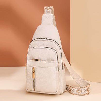 🔥🔥Women's Fashion Casual Solid Color Crossbody Bag-Gift of exquisite pendant！