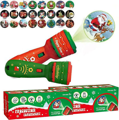 🔥🔥3 Slide Films Projection Torch Light Toy 🦖--24 random patterns