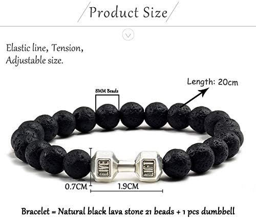 Dumbbell Bracelet (Weight: 16g, no added weight effect)