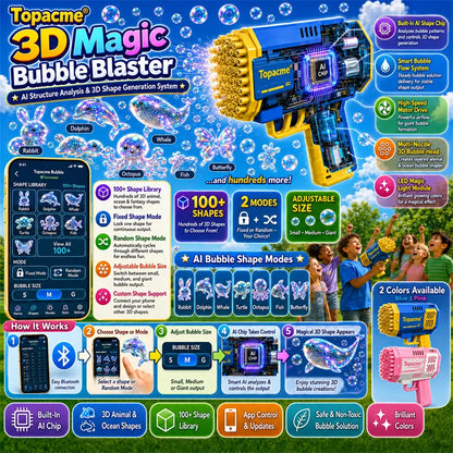Super 3D Magic Bubble Concentrate —— Animal & Ocean Fantasy Theme