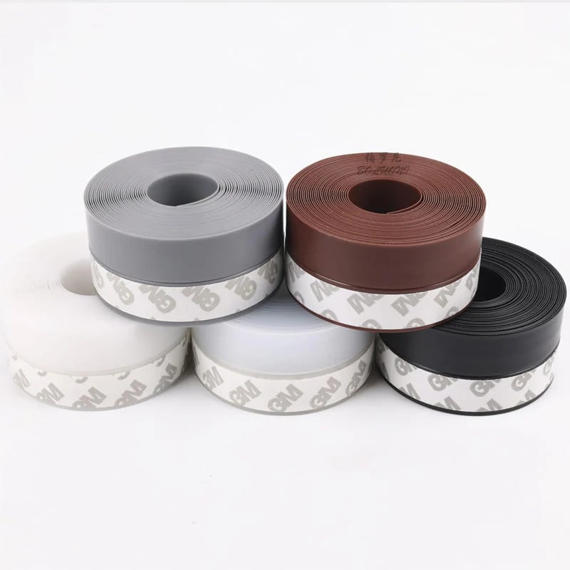 🔥LAST DAY SALE 49% OFF-16.4Ft Door Weather Stripping | Adhesive Draft Stopper Seal Strip for Doors, Windows & Shower Doors