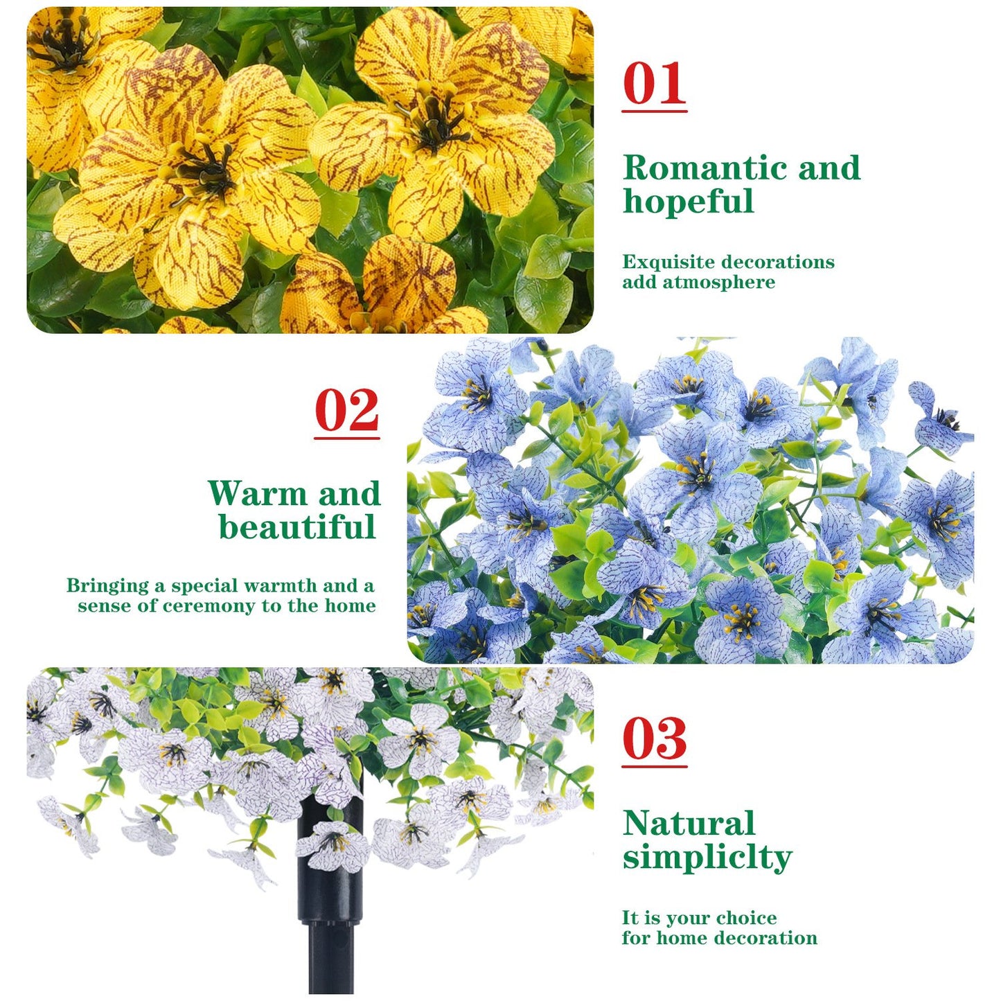 🔥🔥🔥Last Day! 75% Off Outdoor/Indoor UV Resistant & Waterproof Artificial Flower Decor🌸