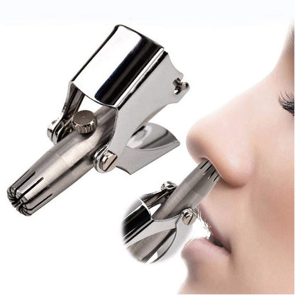 🔥🔥🔥Painless Manual Nose Hair Trimmer – No Pulling, Safe & Compact for Travel