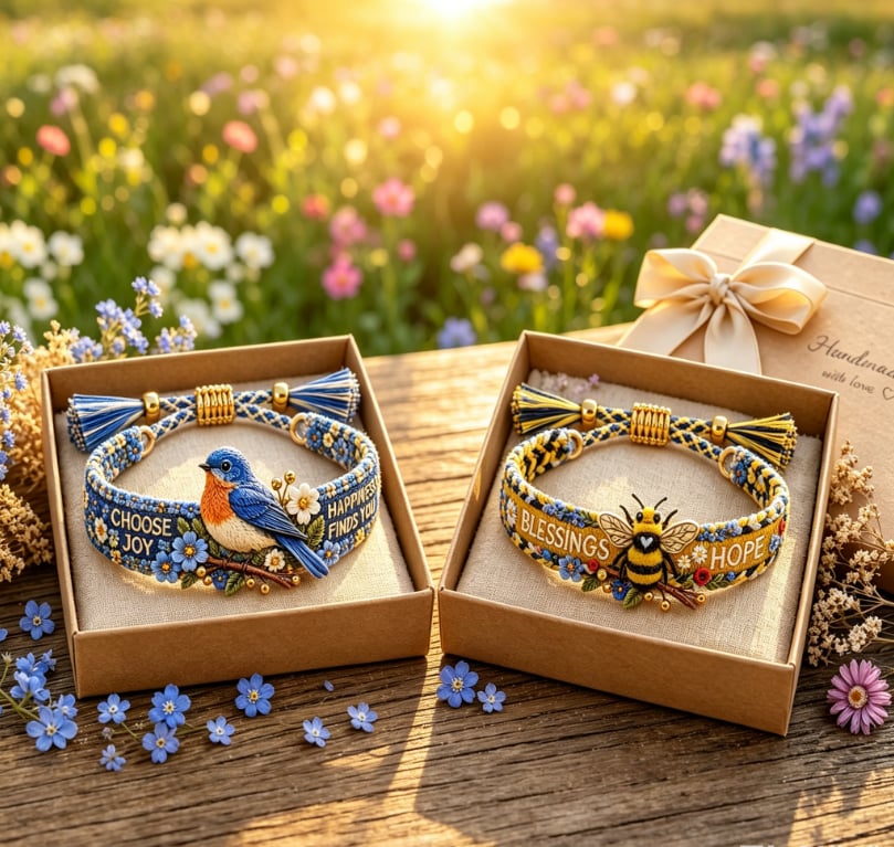 🌼 Blessings & Hope 🐝 2026 Limited Edition Handmade Woven Bracelet